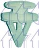 TRICLO 161422 Clip, trim/protective strip